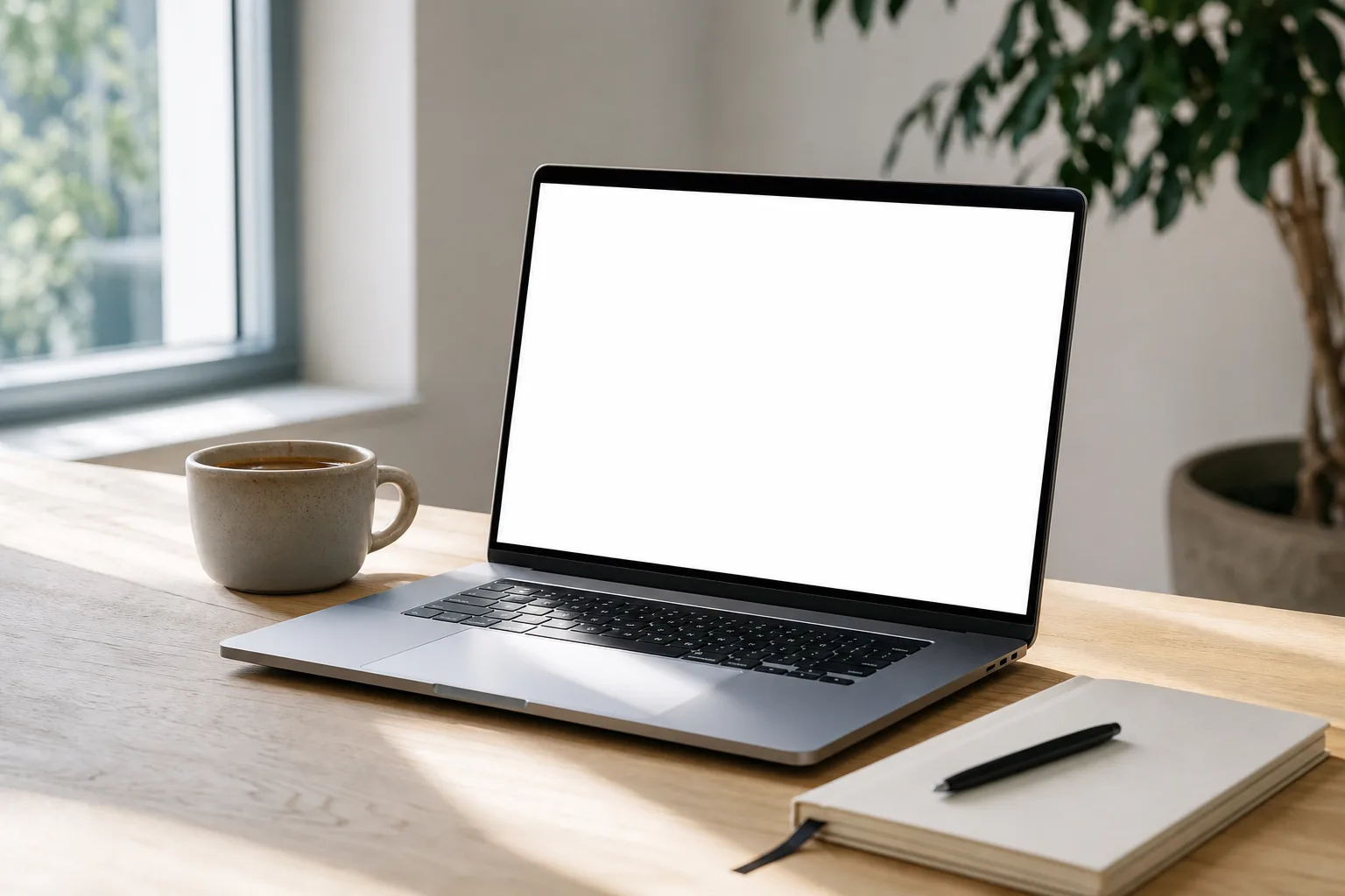 A laptop on a desk with a stream and translated captions side by side